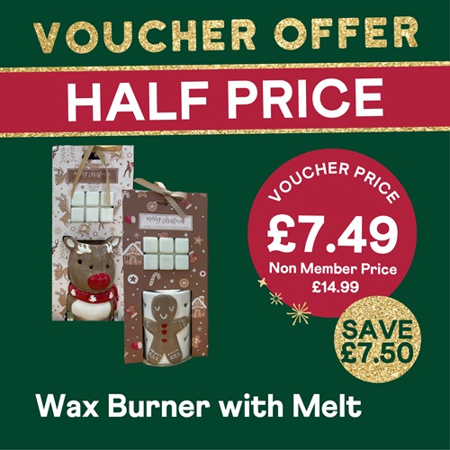 HALF PRICE – Wax Burner with Melt