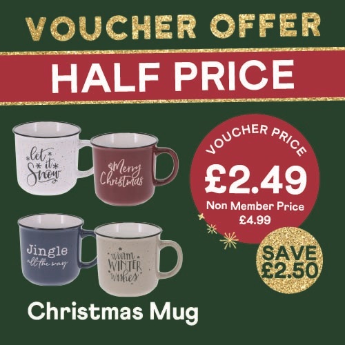 HALF PRICE – Christmas Mugs